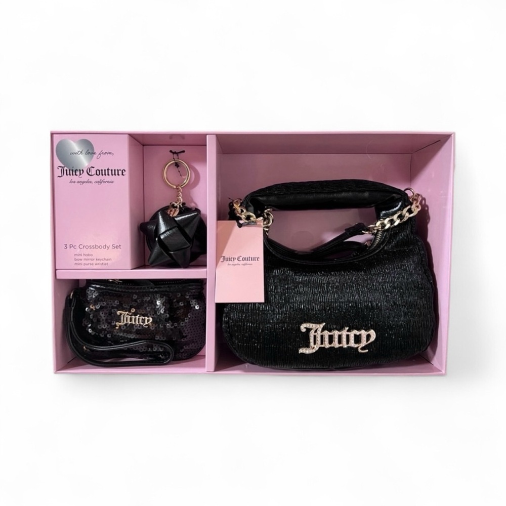 Juicy Couture purse bundle set 3 Juicy Couture  purses  set plus mini bag NWT - Picture 2 of 14